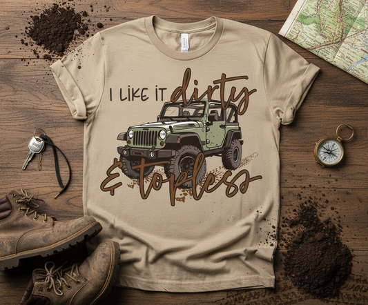 Jeep-Any Color Jeep- Dirty & Topless