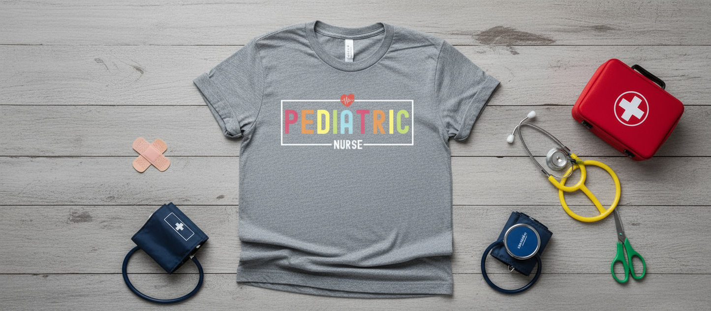 Colorful Pediatric Nurse
