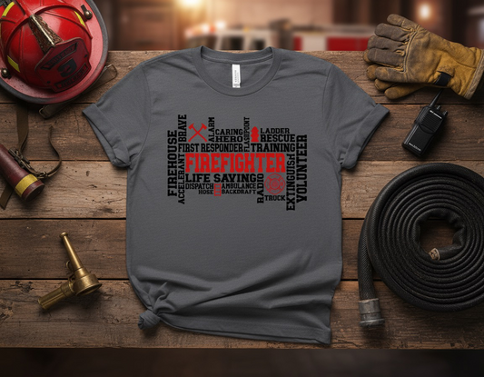 Firefighter Word Art