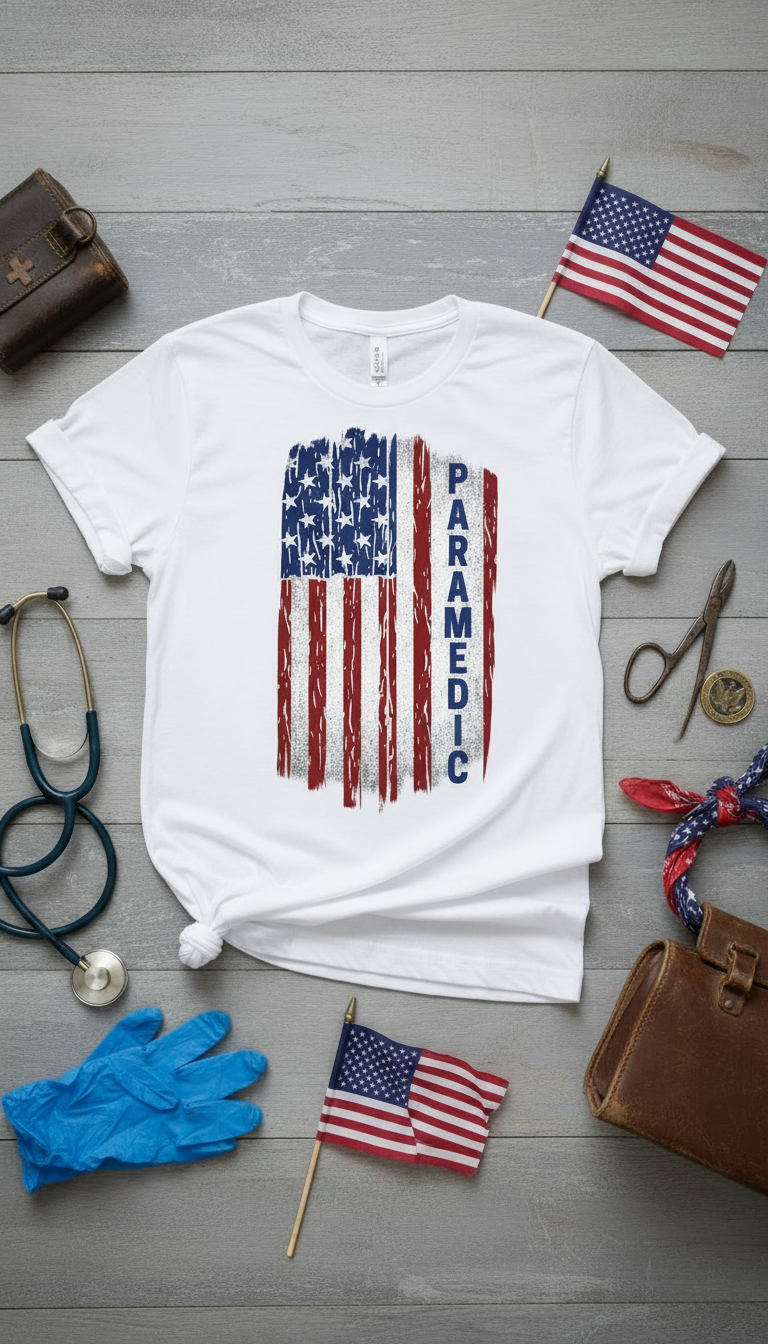 American Flag-Paramedic