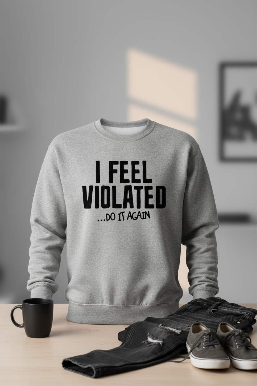 I FEEL VIOLATED t-T-SHIRT/ SWEATSHIRT